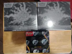 Pitch Black Pokemon Center Elite Trainer Box ETB Lot of 2 - Image 1