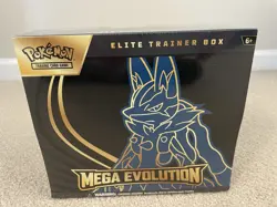 Pokemon TCG Mega Evolution Elite Trainer Box ETB Lucario - NEW/FACTORY SEALED - Image 1