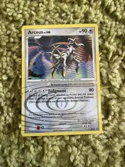 Arceus Holo Pokemon Diamond & Pearl Black Star Promo #DP50 2007 - Image 1