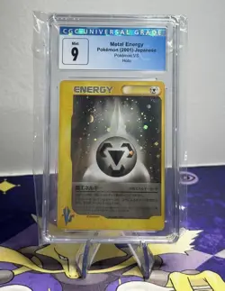 Pokemon 2001 Japanese VS e-Series Metal Energy Holo CGC 9 Mint - Image 1