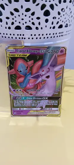 2019 POKEMON UNIFIED MINDS ESPEON & DEOXYS GX #72 #129259887 - Image 4
