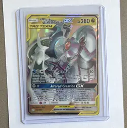 The Pokemon Company Arceus & Dialga & Palkia GX 156/236 Cosmic Eclipse Holo - Image 1