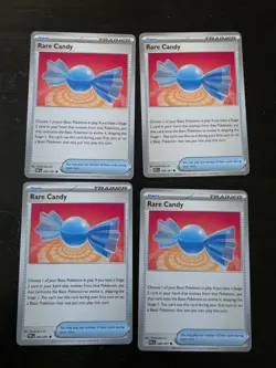 4x Rare Candy 089/091 Paldean Fates Item Trainer Playset Pokemon TCG NM - Image 1