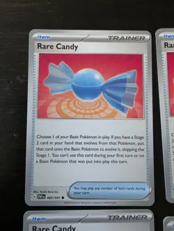 4x Rare Candy 089/091 Paldean Fates Item Trainer Playset Pokemon TCG NM - Image 2