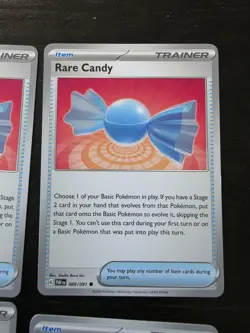 4x Rare Candy 089/091 Paldean Fates Item Trainer Playset Pokemon TCG NM - Image 3