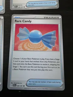 4x Rare Candy 089/091 Paldean Fates Item Trainer Playset Pokemon TCG NM - Image 5