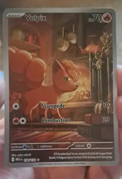 Pokemon TCG Vulpix 138/132 Illustration Rare Evolution Holo - Image 1