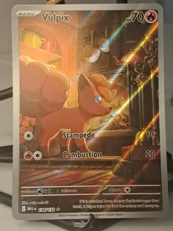 Pokemon TCG Vulpix 138/132 Illustration Rare Evolution Holo - Image 2