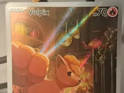 Pokemon TCG Vulpix 138/132 Illustration Rare Evolution Holo - Image 3