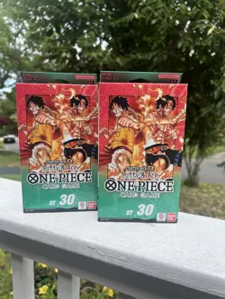 Lot of 2 One Piece: Starter Deck EX - Luffy & Ace (ST-30) -SEALED - Image 1