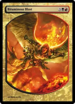 Bituminous Blast - Magic Player Rewards MTG Card - Image 1