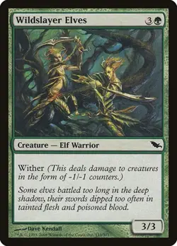 [4x] Wildslayer Elves SHM NM MTG - Image 1