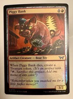 x1 Piggy Bank DSK Duskmourn MTG 148 FOIL UNCOMMON M/NM 1x - Image 1