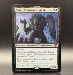 Vogar, Necropolis Tyrant Foil Near Mint, Magic the Gathering Game Night 2022 MTG - Image 1