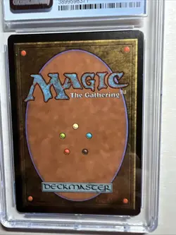 MTG BETA U K Deathgrip CGC 8.5 Quad++ NM/Mint+ (Mint centering, surface) 1993 - Image 4