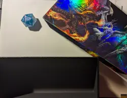 Final Fantasy Gift Bundle - EMPTY FOIL STORAGE BOX With Die - Image 1