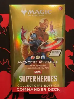 SEALED MTG Commander Collector's Edition Marvel Avengers Assemble Commander Deck - Image 1