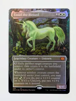 MTG Emiel the Blessed (Borderless) Double Masters 2022 Foil Magic the Gathering - Image 1