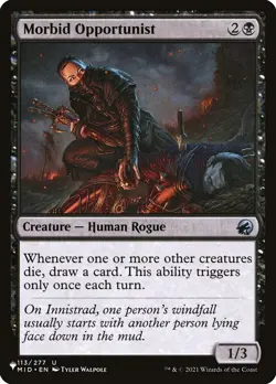 MTG Morbid Opportunist ** The List ** English - Image 1