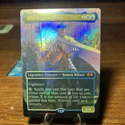 Will, Scion of Peace BORDERLESS FOIL, Wilds of Eldraine, MTG WOE NM/M - Image 1
