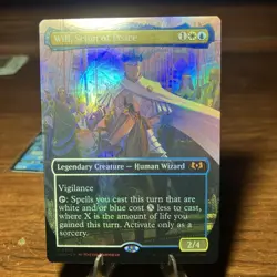 Will, Scion of Peace BORDERLESS FOIL, Wilds of Eldraine, MTG WOE NM/M - Image 2