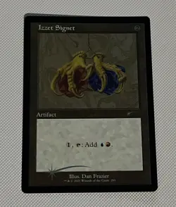 Izzet Signet Foil Etched NM Unplayed Secret Lair MTG - Image 1