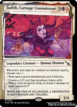 Judith, Carnage Connoisseur (Showcase) [MKM - 363] Murders at Karlov Manor - Image 1