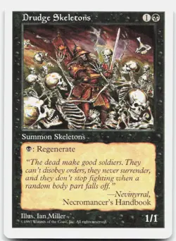 Drudge Skeletons Near Mint Fifth Edition Common Magic: The Gathering - Image 1