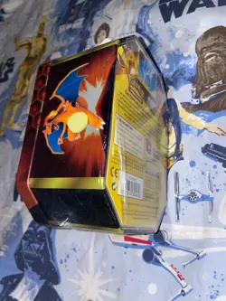 Pokemon TCG Hidden Fates Tin Charizard GX Factory Sealed small tear in seal - Image 2