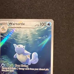 Wartortle - 171/165 Illustration Rare SV: Scarlet & Violet 151 Pokemon TCG NM - Image 4