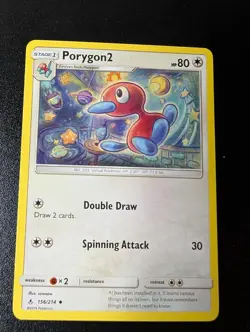 Porygon2 156/214 Uncommon Unbroken Bonds Pokemon Near Mint - Image 1