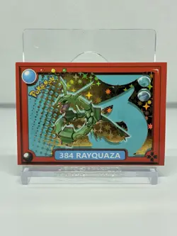 RAYQUAZA - POKEDEX HOLO 2022 (GOLD CHASE) MINI STICKER - POKEMON - Image 1