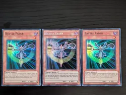 Battle Fader 1x LC5D-EN061 1st ED Secret Rare NM + 2x Super Rare CT07-EN009 LP - Image 1