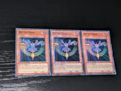 Battle Fader 1x LC5D-EN061 1st ED Secret Rare NM + 2x Super Rare CT07-EN009 LP - Image 3