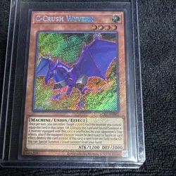 C-Crush Wyvern LCKC-EN021 Yu-Gi-Oh YuGiOh Secret Rare NM - Image 4