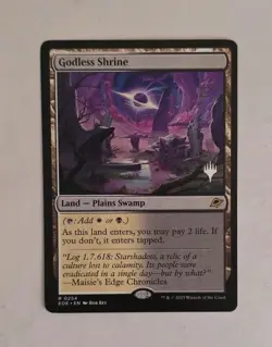 Godless Shrine Edge of Eternities MTG Magic The Gathering Promo M/NM Pack Fresh - Image 1