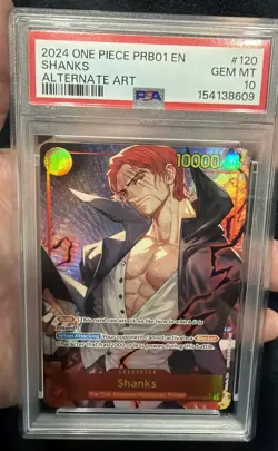 SHANKS PSA 10 2024 ONE PIECE PRB01-PREMIUM BOOSTER THE BEST- #120 - Image 1