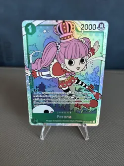 One Piece CCG Perona OP12-034 SR Legacy Of The Master - Image 1