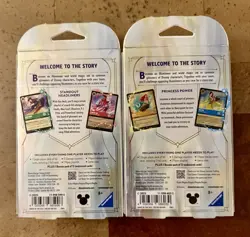 FACTORY SEALED Fabled Starter Decks (SET OF 2) Ravensburger Disney Lorcana - Image 2