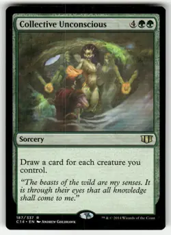 Collective Unconscious 187 R Commander 2014 NM Magic: The Gathering - Image 1