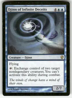 Djinn of Infinite Deceits 41 R Commander 2013 NM Magic: The Gathering - Image 1
