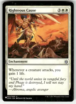 Righteous Cause 21 UC The List Reprints NM Magic: The Gathering - Image 1