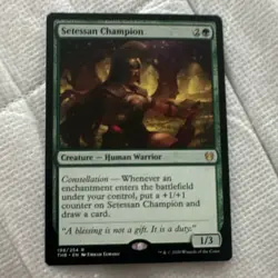 Wizards of the Coast MTG Setessan Champion THB 198/254 Rare Regular Eng 2020 - Image 1