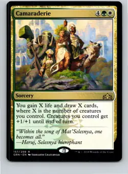 Magic the Gathering Camaraderie Guilds of Ravnica MTG Free Shipping! - Image 1