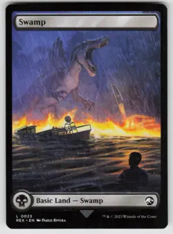 Swamp 23 Universes Beyond: Jurassic World Collection Magic: The Gathering NM - Image 2