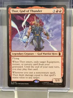 Thor, God of Thunder #156 (NM) Super Heroes MTG Non-Foil Magic The Gathering - Image 3