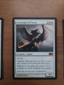 Magic the Gathering - Archangel of Thune - Magic 2014 (M14) LP - Image 3