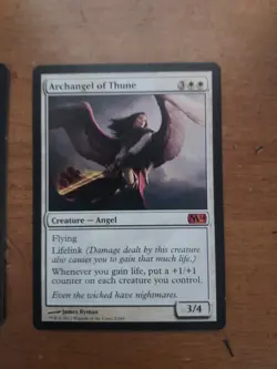 Magic the Gathering - Archangel of Thune - Magic 2014 (M14) LP - Image 4