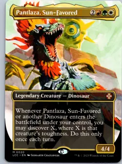 Pantlaza, Sun-Favored (Borderless) - Commander: The Lost Caverns of Ixalan - M 2 - Image 1