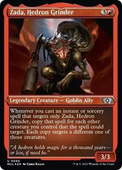 Zada, Hedron Grinder (Foil Etched) -Foil Near Mint MTG - Image 1